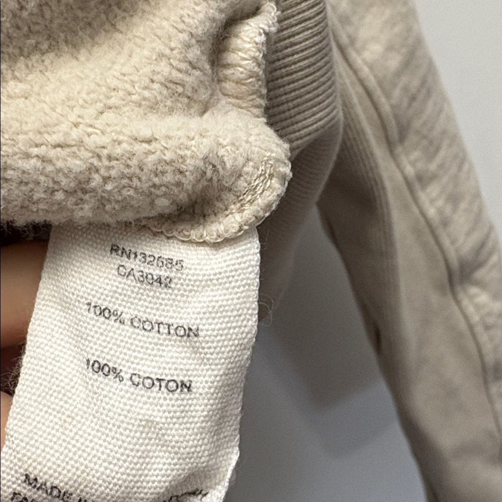 Grey State Zip Jacket Lightweight Sweatshirt Size… - image 6